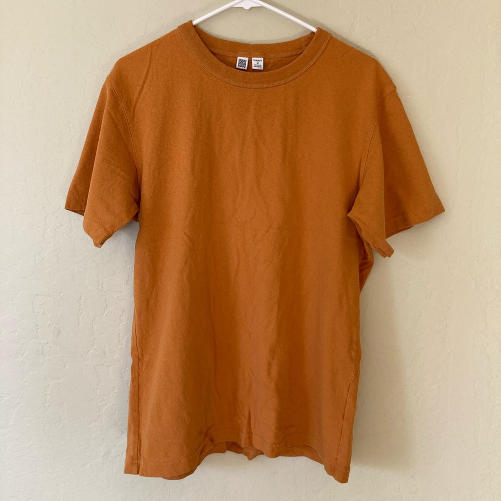 Uniqlo Basic Orange Tee Shirt